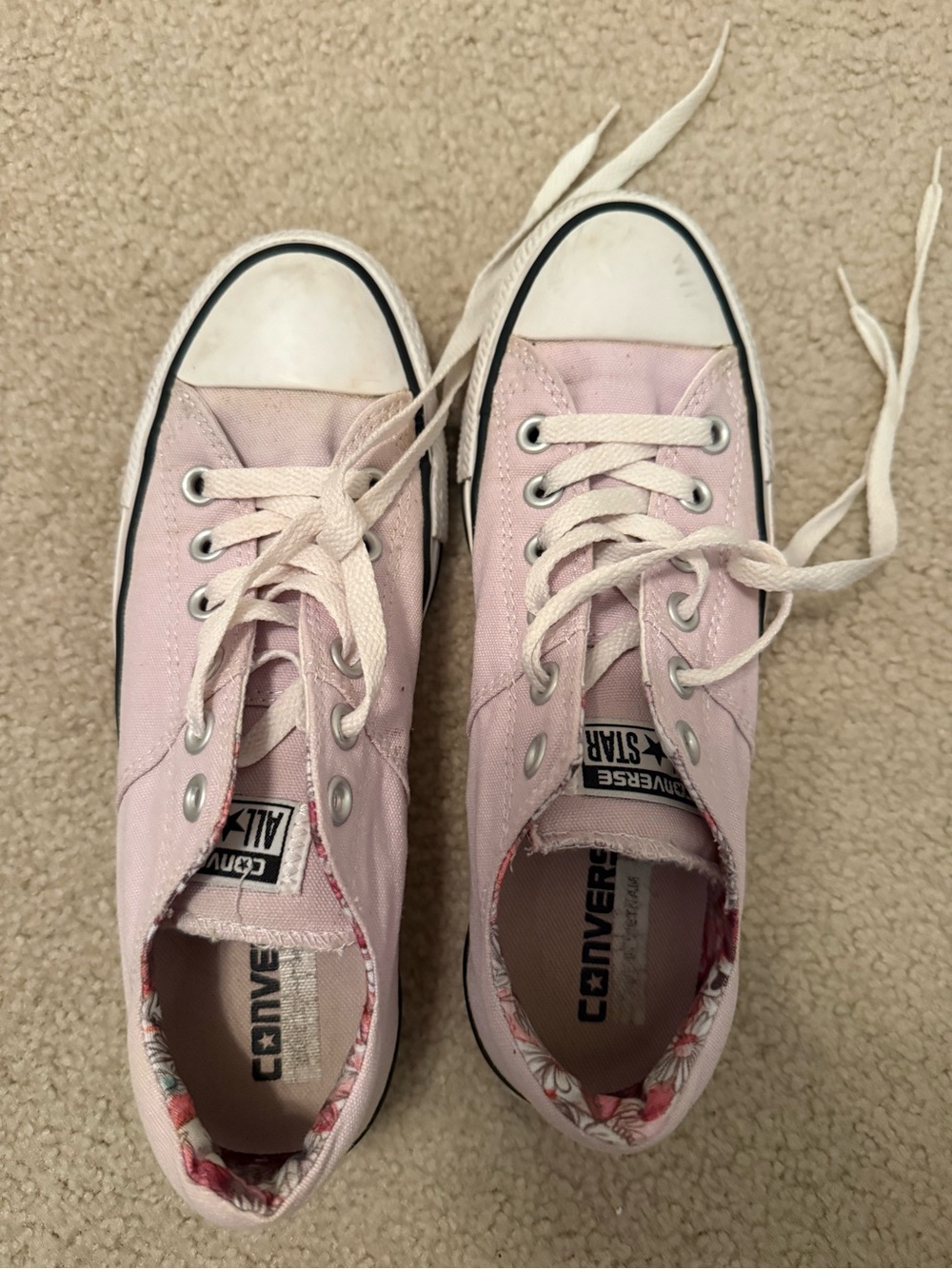 Converse Chuck Taylor All Star Low Top Sneakers - Light Purple